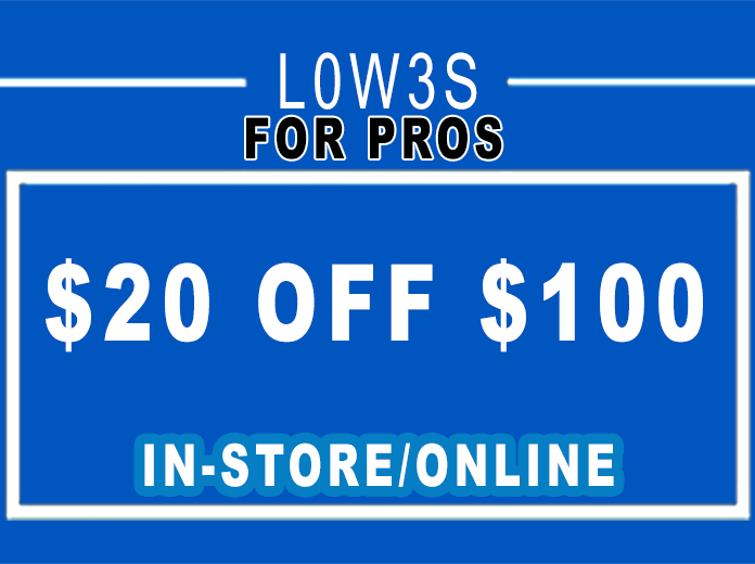 Low3s PRO $20 OFF $100 - INSTORE or ONLINE