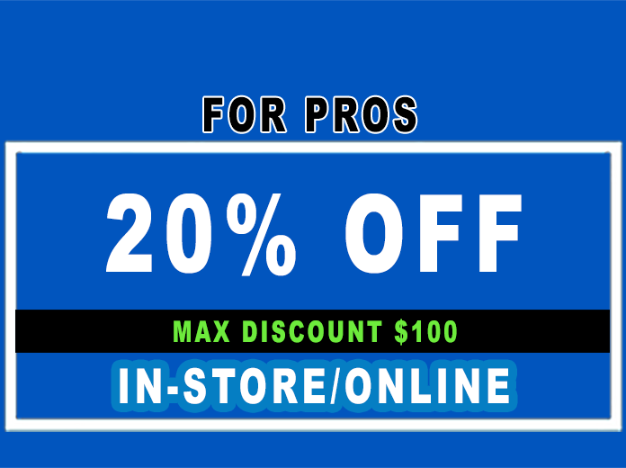 Low3s PRO 20% OFF MAX SAVING $100 - INSTORE or ONLINE